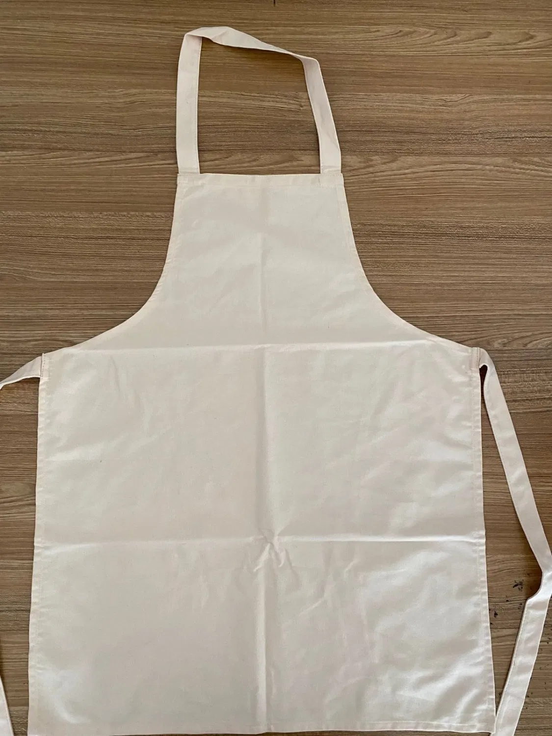 Babador de avental de cozinha de cor pura promocional personalizado usado para cozinhar, assar, limpar
